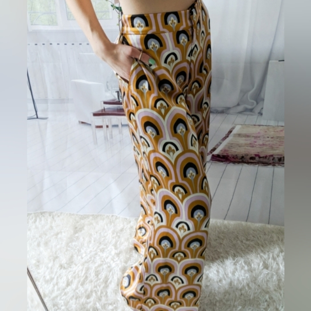 House of Harlow 1960 Multicolor Wide Leg Pants